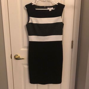 Black/White/Heather Grey Everyday Dress